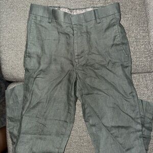 Ralph Lauren Boy Linen Sage Pants